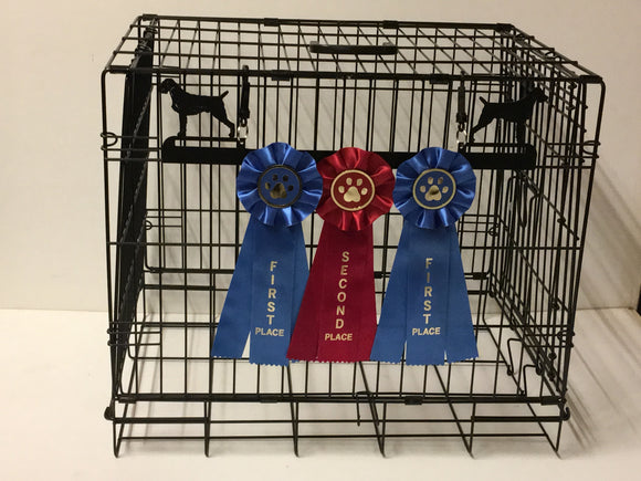 Showoff Ribbon Rack - German Wire Haired Pointer - Kennel Rack