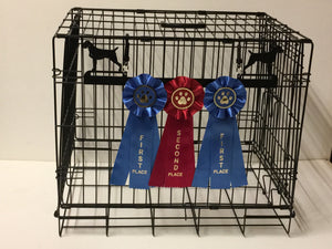 Showoff Ribbon Rack - German Wire Haired Pointer - Kennel Rack