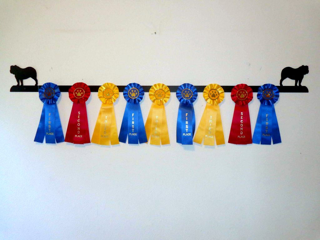 Showoff Ribbon Rack - Bulldog - Wall Rack – Showoff Ribbon Racks